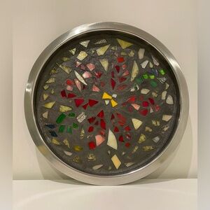 Custom Decorative Serving Tray with IKEA GROGGY 21559 Stainless Steel 100.183.25